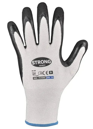 Arbeitshandschuh mit schwarzer Nitril-Beschichtung, Schnittschutz, Schutzhandschuh