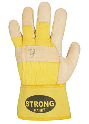 Stronghand LION Rindvollleder-Handschuhe Gefüttert Bisquit-Beige Stronghand