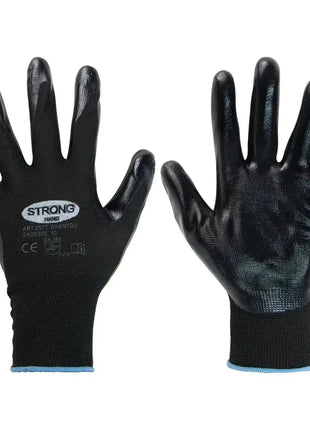 Arbeitshandschuhe schwarz mit Beschichtung, Schutzhandschuhe, Hygienebedarf