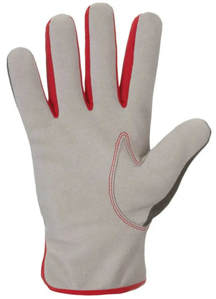 Stronghand VIGAN Vegane Handschuhe Synthetisches Leder Schwarz/Rot/Grau Stronghand