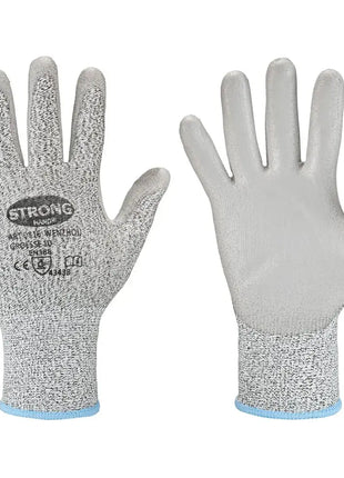 Stronghand WENZHOU Schnittschutzhandschuhe Level B PU Grau Stronghand