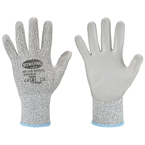 Stronghand WENZHOU Schnittschutzhandschuhe Level B PU Grau Stronghand