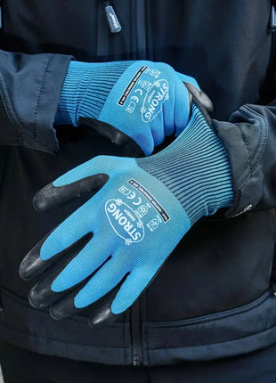 Stronghand WINTER GRIDSTER Winterhandschuhe Kälteschutz -30°C Blau/Schwarz Stronghand
