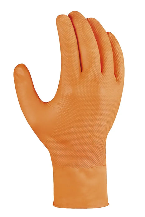 Nitrilhandschuhe DIAMOND GRIP ORANGE | teXXor