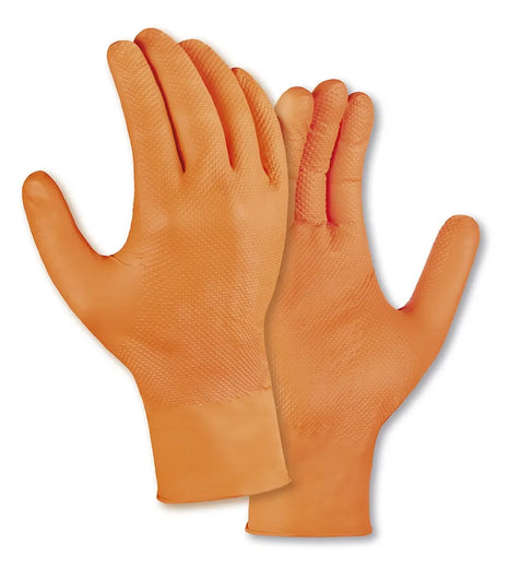 Nitrilhandschuhe DIAMOND GRIP ORANGE | teXXor