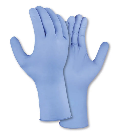 teXXor® Nitril-Einweg-Handschuhe EXTRA LONG blau | 100 Stück