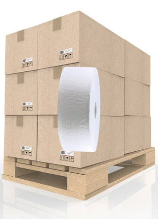 Toilettenpapier Großrolle 2-lagig hochweiß 360m | 288 Rollen | 48x6 Stück