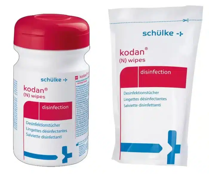 kodan® (N) wipes Desinfektionstücher | 90 Tücher in Spenderdose | Schülke – Bild 4