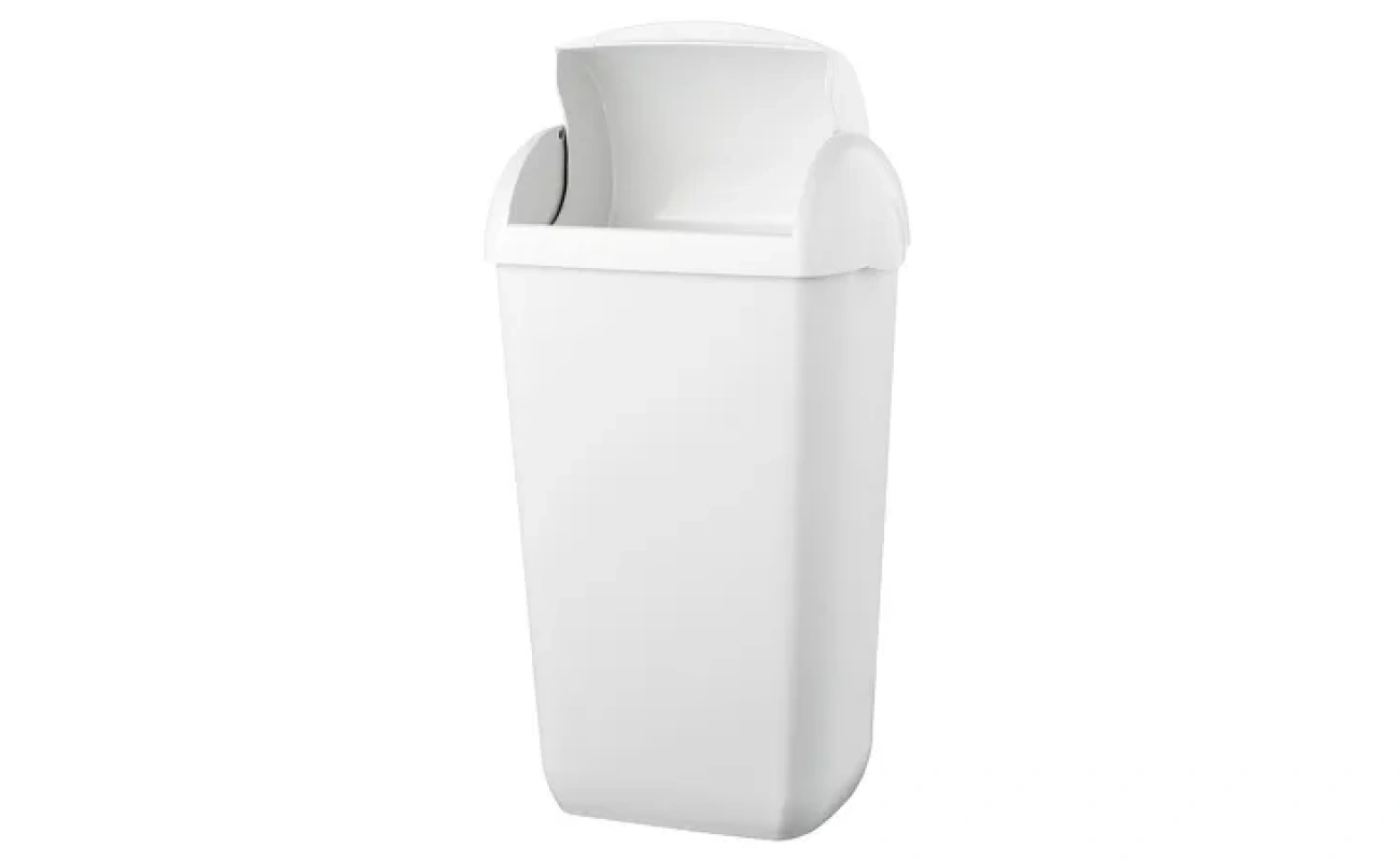 Produktbild Plastiqline weißer Kunststoff Abfallbehälter 55 Liter