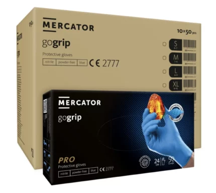 GoGrip Nitrlhandschuhe Blau Karton
