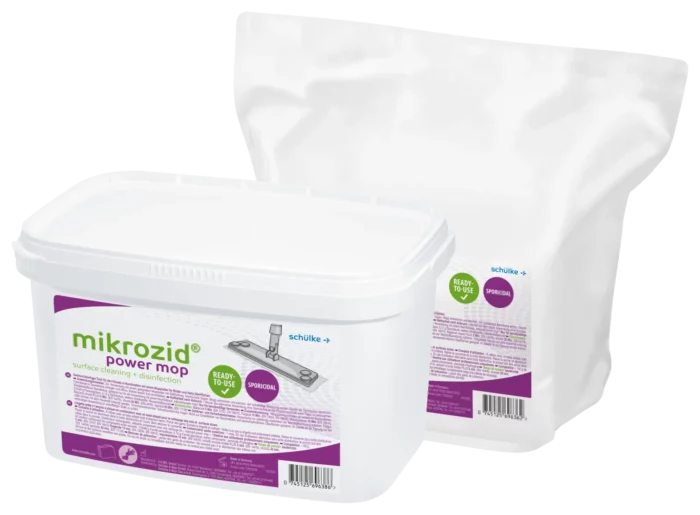 mikrozid® power mop box und refill set