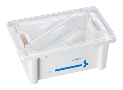 Schülke Instrumentenwanne 3 Liter - 1 Set, Deckelfarbe: Transparent