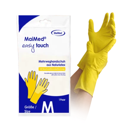 MaiMed gelber Latexhandschuh