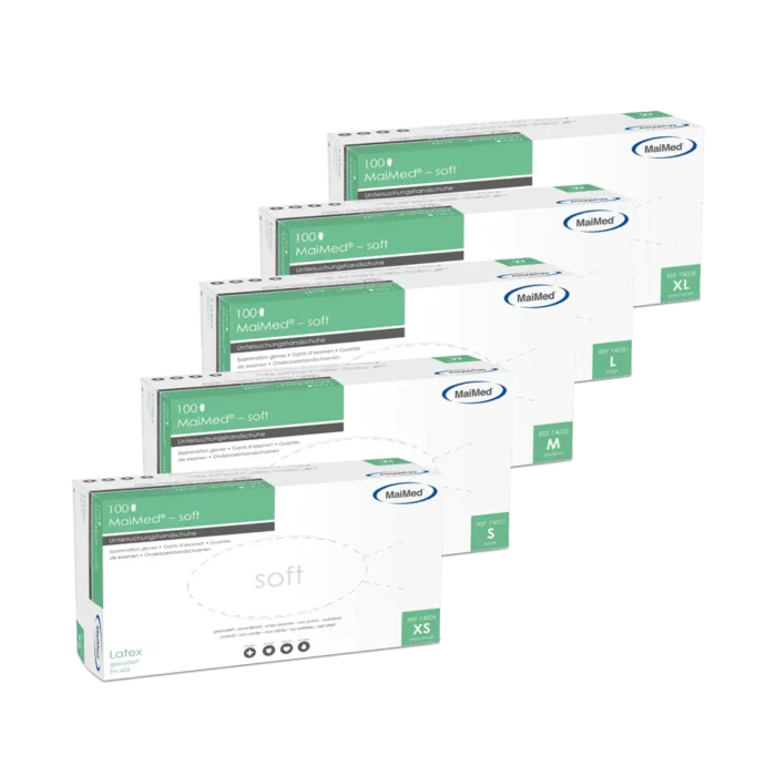 MaiMed Latexhandschuhe Soft 100 Stück