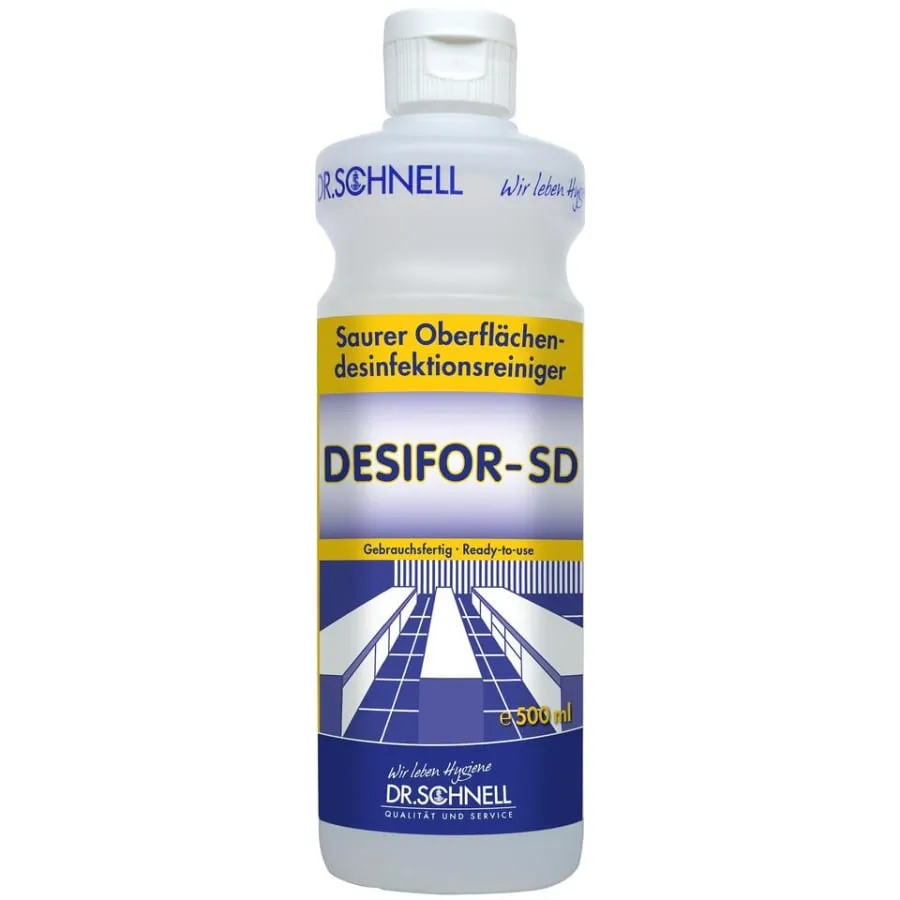 Dr. Schnell Flächendesinfektionsreiniger DESIFOR SD 1 Liter Flasche