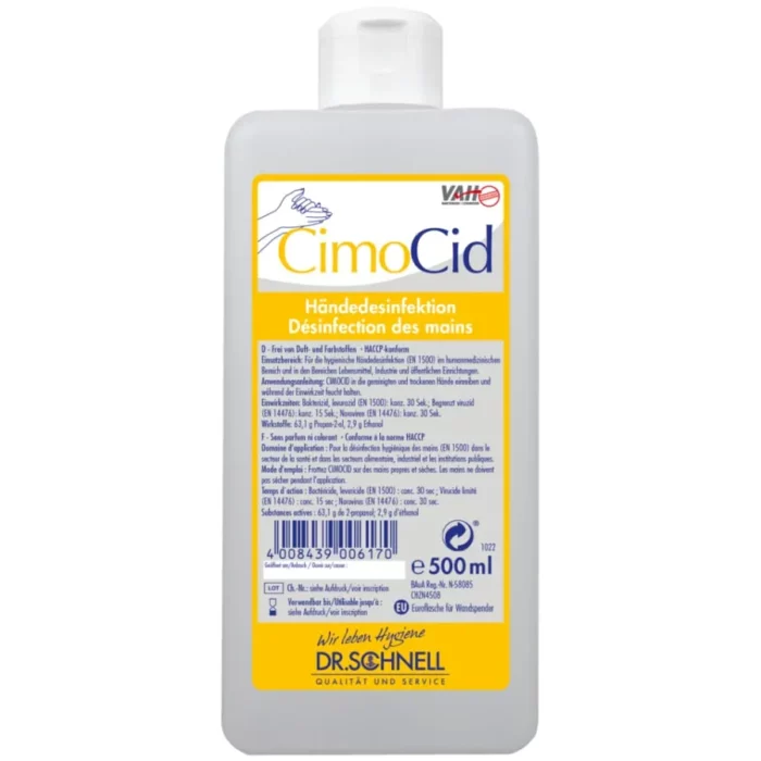 Dr. Schnell CimoCid Händedesinfektionsmittel, begrenzt viruzid