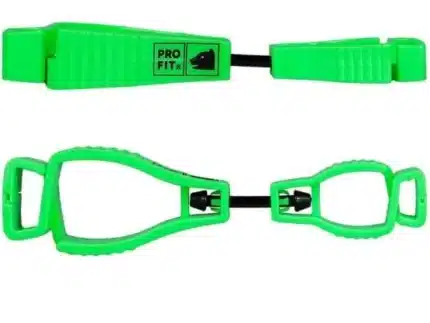 Handschuhhalter, neongrün