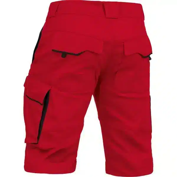 leibwaechter-shorts-arbeitshosen-guenstig-kaufen-rot-schwarz- FLEXK22, Short