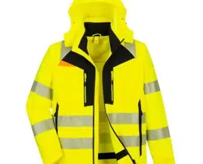 Portwest Warnschutz Jacke 4 in 1 gelb schwarz