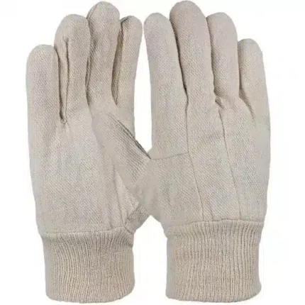 Baumwollhandschuh, Köper, Strickbund 10