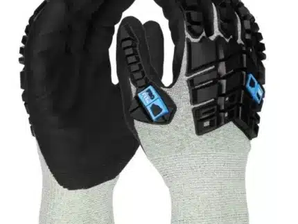 morepic-1 morepic-2 DX_NEW Nitril Schnittschutzhandschuh,"TPR-Protector", Level F, grün / schwarz