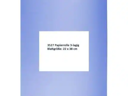 Putztuchrolle 3-lagig, 22 x 36 cm, blau