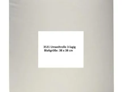 Putztuchrolle 3-lagig, 38 x 38 cm sandbeige