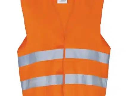 Warnschutzweste Orange | VIZWELL | Klettverschluss