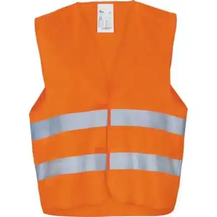 Warnschutzweste Orange | VIZWELL | Klettverschluss