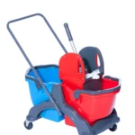 Doppelfahrwagen 17 l mit Deichsel BASIC | Floorstar DOFA20DB