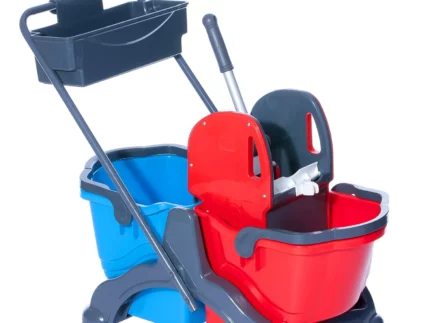 Doppelfahrwagen 17 l mit Deichsel, Wanne BASIC