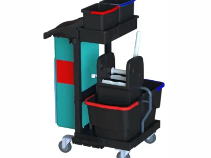 Reinigungswagen Ecoblack 100 | Arcora Servicewagen | 750 x 680 x 1140mm