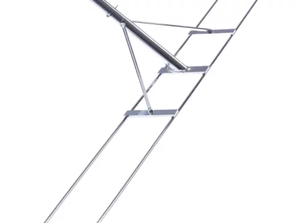 Halter für Feuchtwischmopps 110 cm, starr / Chrom