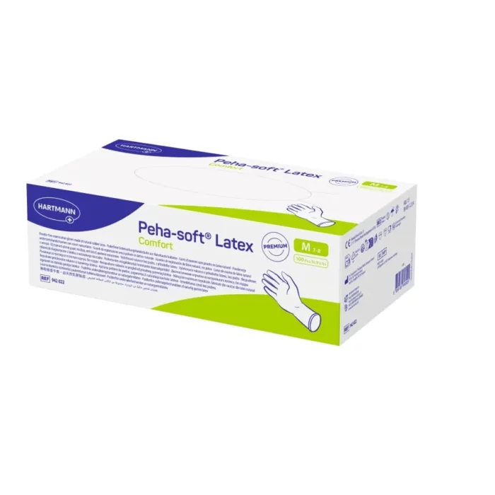 Peha-soft® Latex Comfort Untersuchungshandschuhe, puderfrei