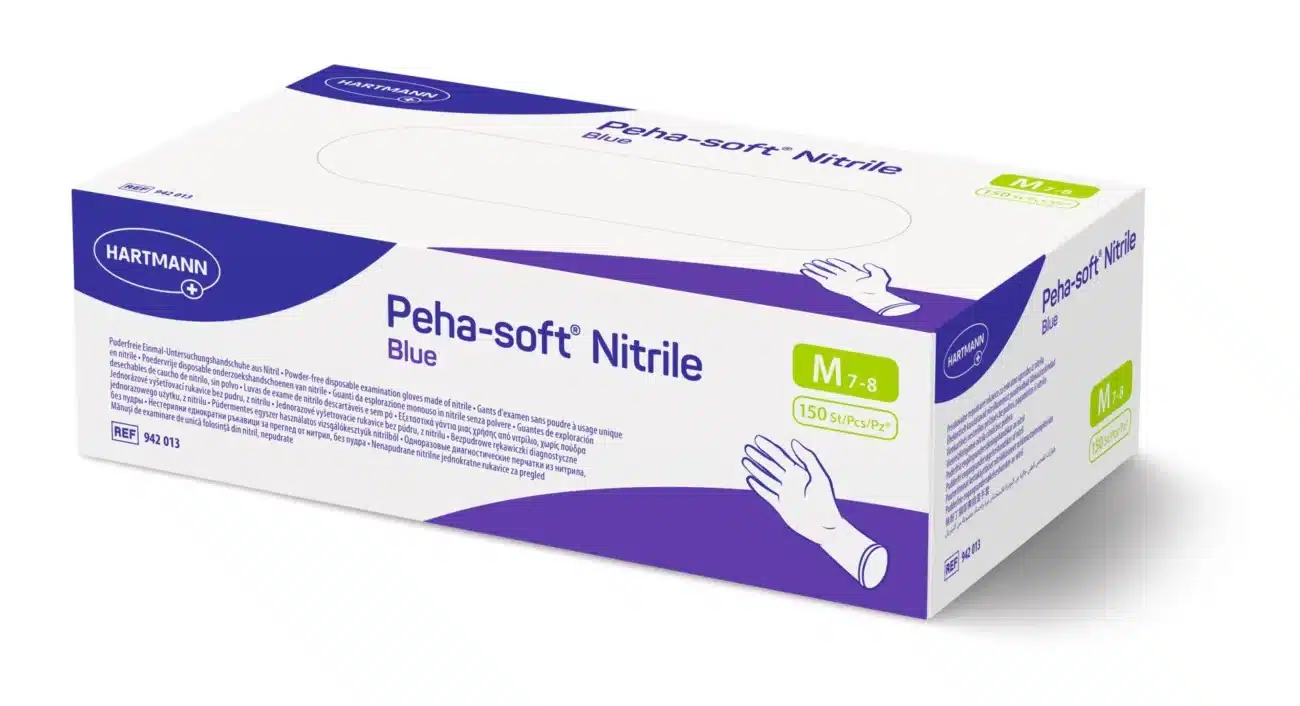 Peha-soft® Nitrile Blue Untersuchungshandschuhe, puderfrei