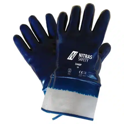 NITRAS 3440P – Vollbeschichtete Nitrilhandschuhe