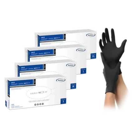 MaiMed® solution NEXT PF Black Nitrilhandschuhe