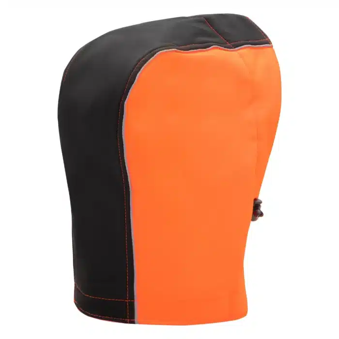 NITRAS abnehmbare Kapuze, neonorange / schwarz