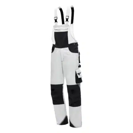 NITRAS MOTION TEX PLUS Latzhose 7623 in weiß/grau
