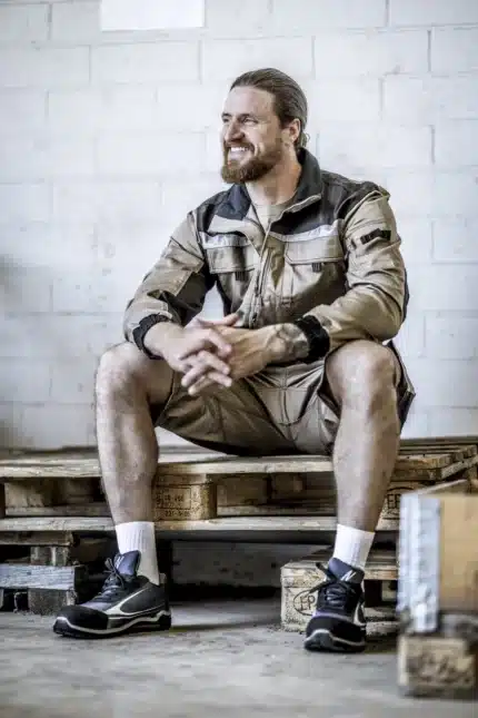 NITRAS MOTION TEX PRO FX Arbeitsjacke 7755 in khaki/schwarz