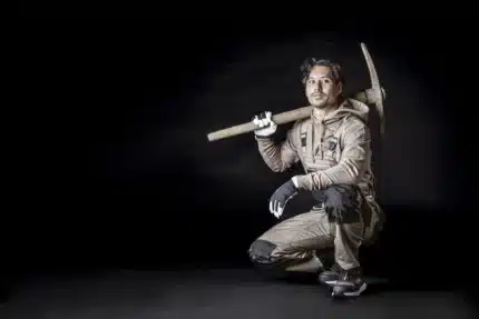 NITRAS MOTION TEX PRO FX Latzhose 7725 in khaki/schwarz
