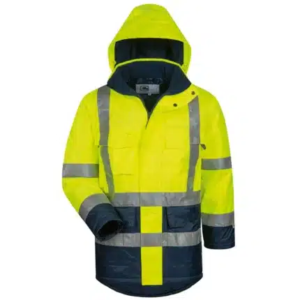 ELYSEE JANNIS Warnschutz-Parka gelb/marine